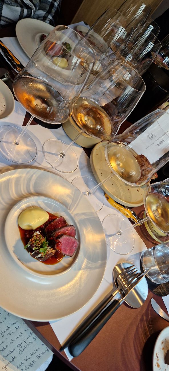 Heitlinger Roundtable Im Rausch: Entrecôte und die begleitenden Weine