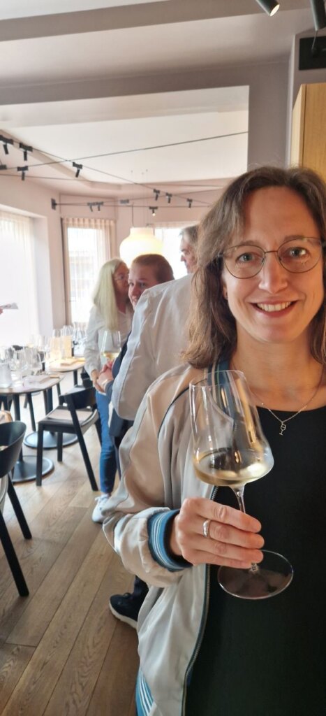 Johanna Wies beim Heitlinger Roundtable Im Rausch, vom Weingut Heitlinger