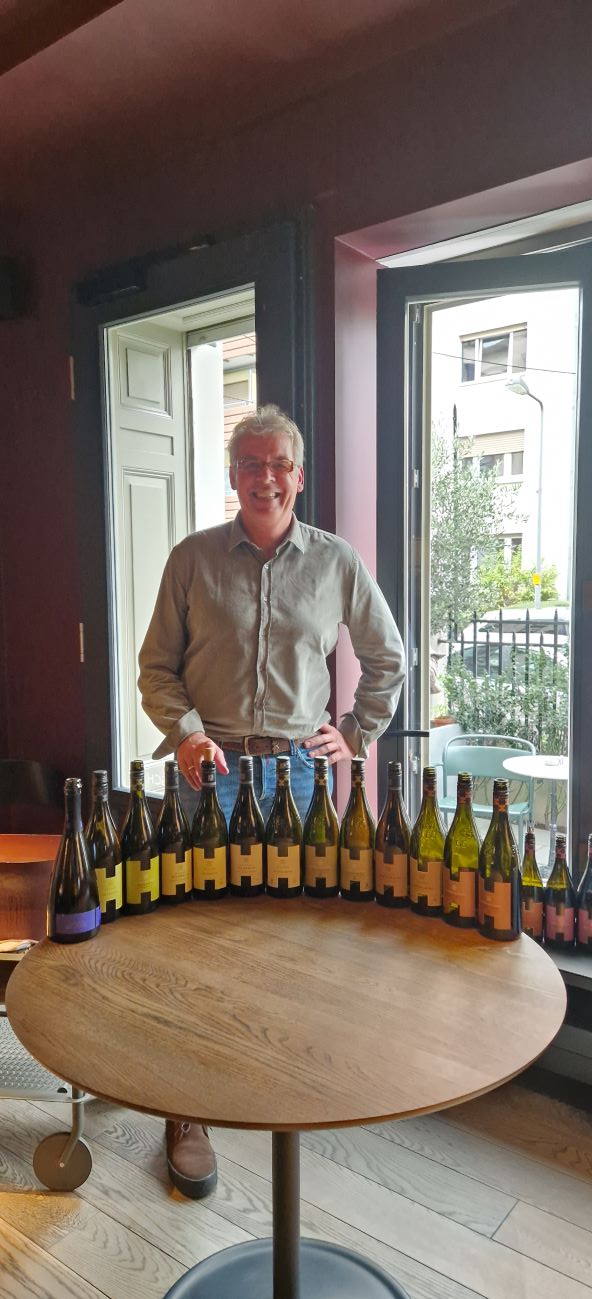 Der Heitlinger Roundtable 2025 „Im Rausch“: Winzer Claus Burmeister und die verkosteten Weine des Nachmittags