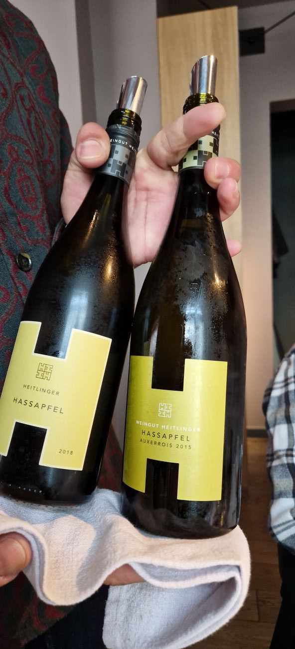 Heitlinger Roundtable Im Rausch: Heitlinger Hassapfel und Hassapfel Auxerrois 2019