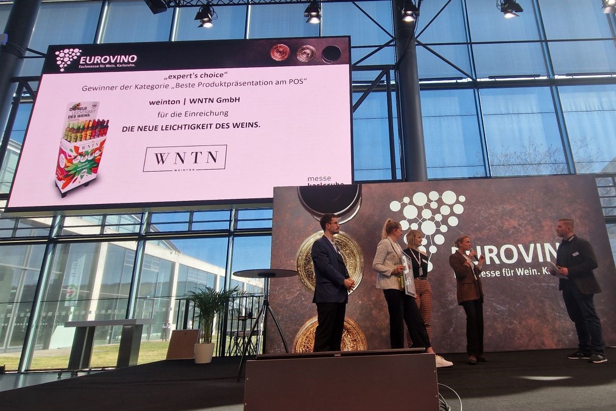 Weinton beim Eurovino Innovation & Marketing Award 2026