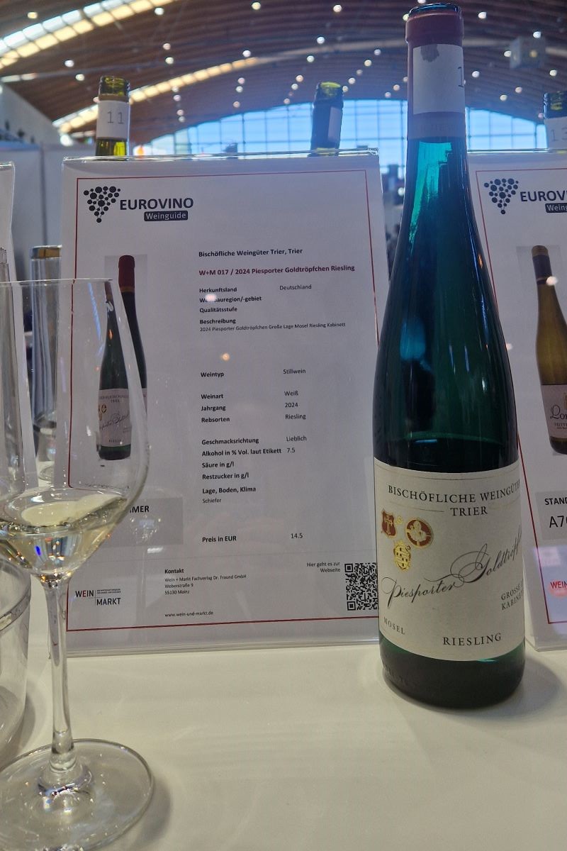 Der „Best of Kabi“-Stand von Wein+Markt auf der Eurovino 2026