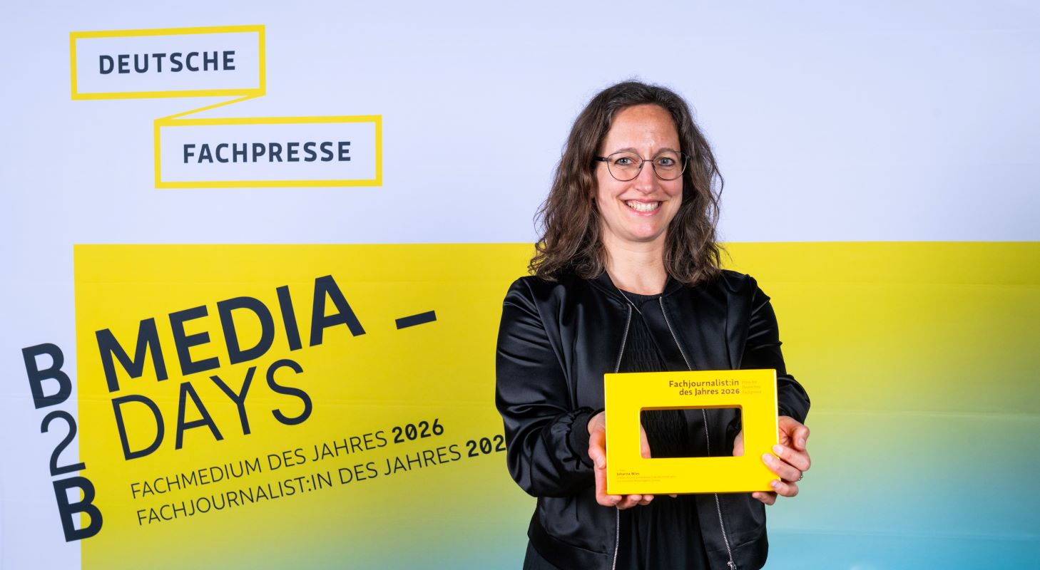 Johanna Wies wurde für ihre Recherche über Frauen in der Landwirtschaft als Fachjournalistin des Jahres 2026 (2. Platz) ausgezeichnet. / Foto: Ole Bader